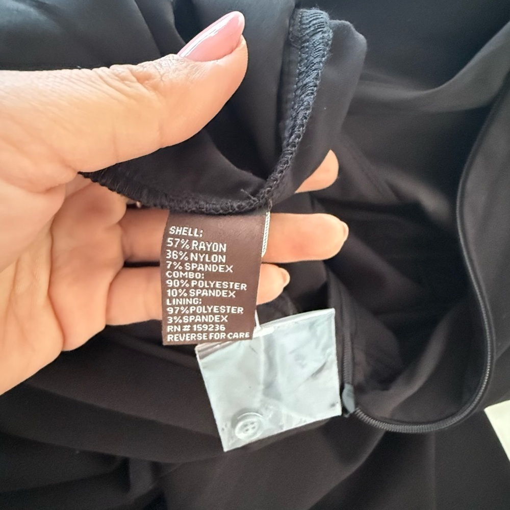 J. McLaughlin Classic Black Jumpsuit, Pockets, Back Zip- Size 4 - Picture 4 of 16